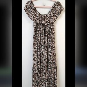 Animal Print Midi Dress